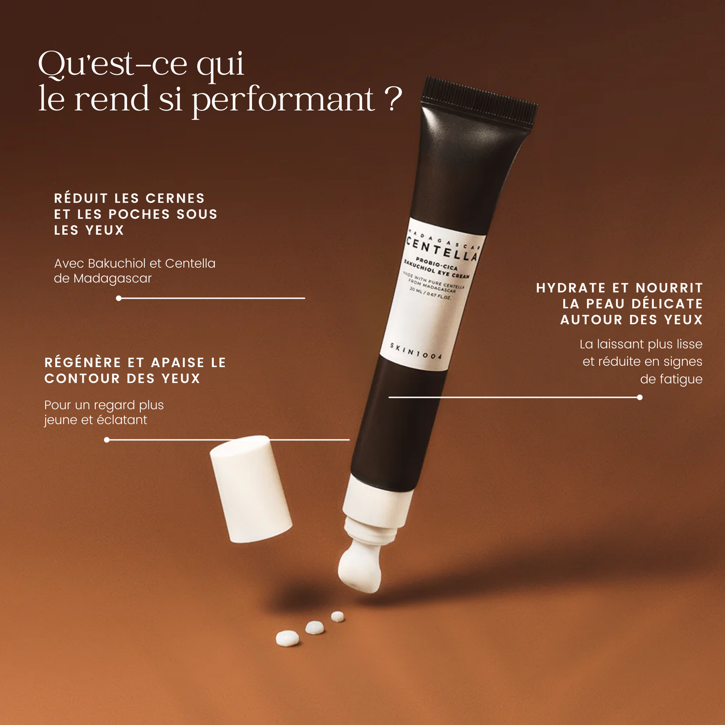 Crème contour des yeux Centella Probio-Cica Bakuchiol de Madagascar