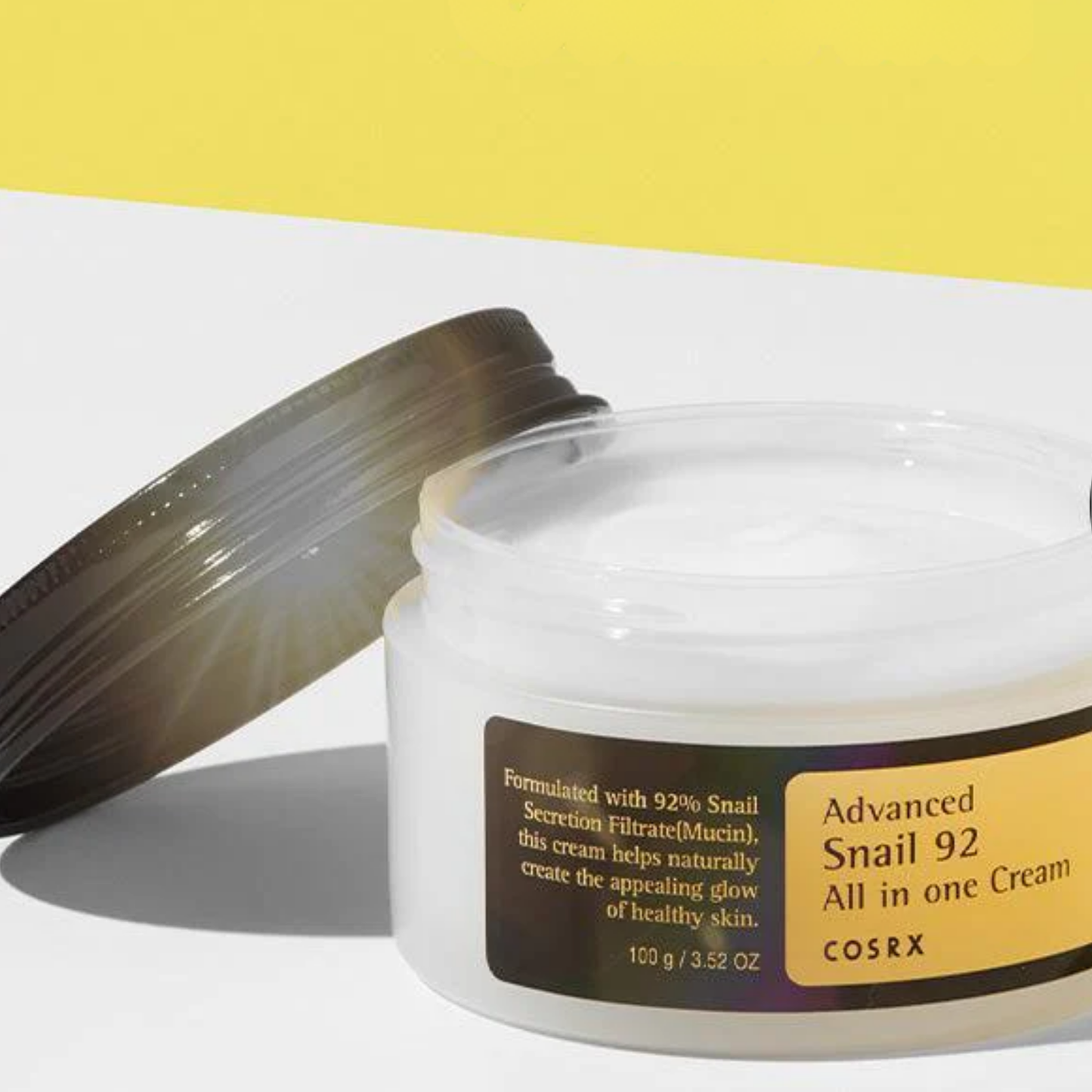 Crème hydratante à l'extrait de bave d'escargot