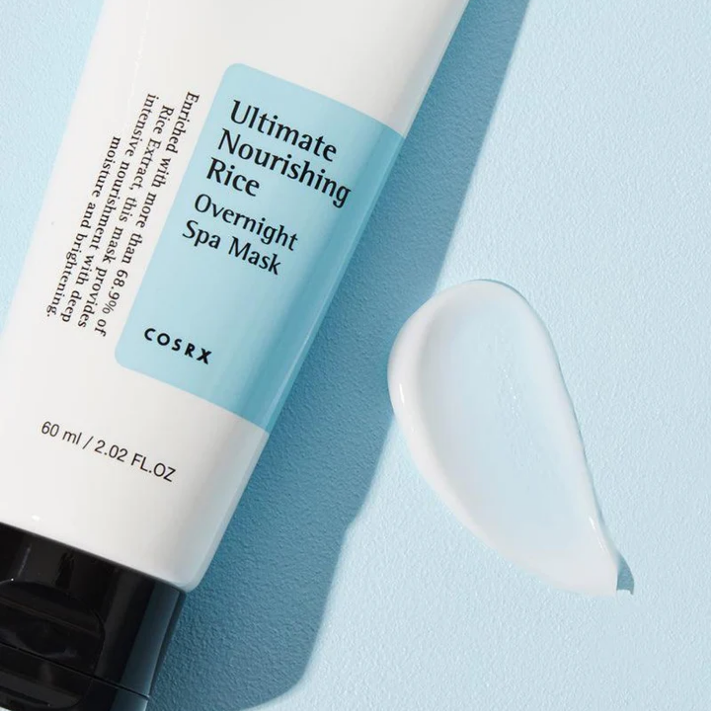 Masque de nuit à l'extrait de riz et de niacinamide