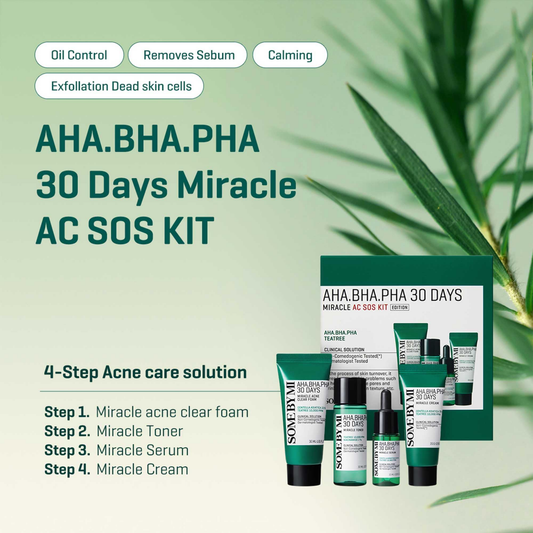 Kit AC SOS AHA, BHA, PHA 30 jours