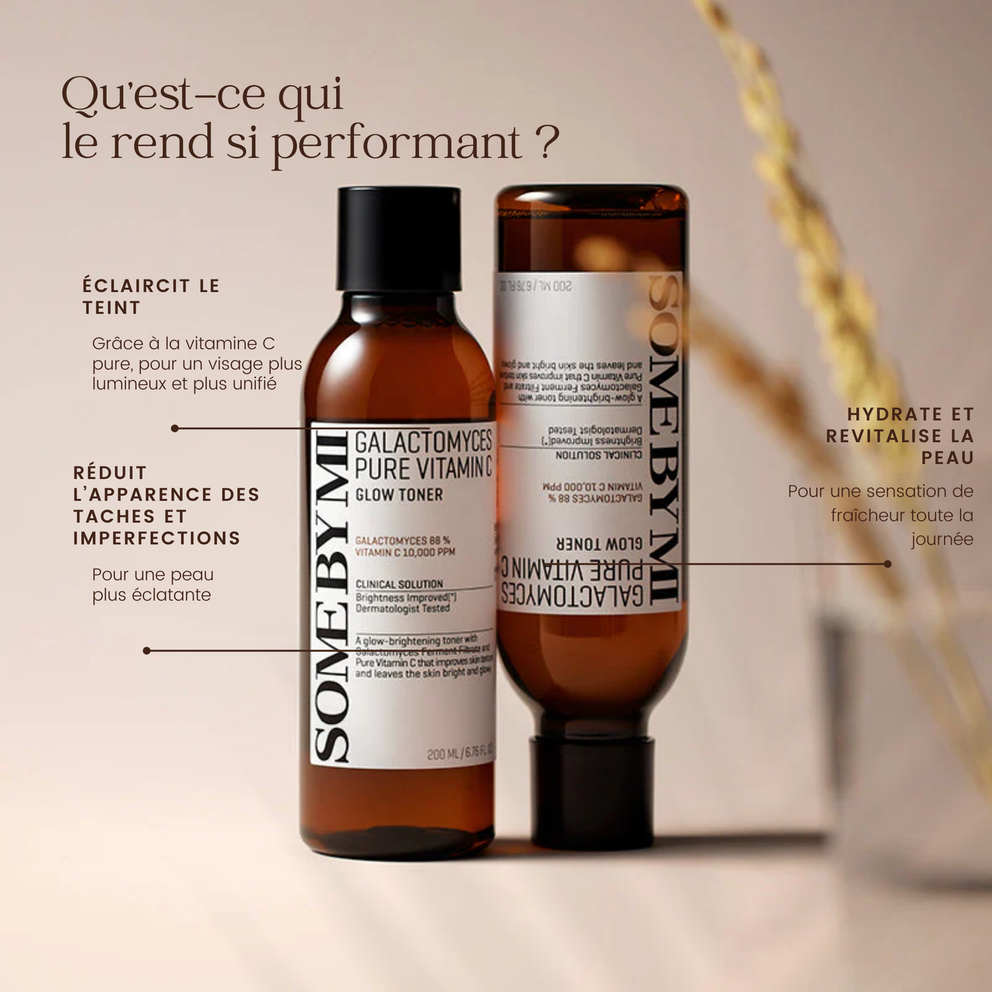 Lotion tonique éclat à la vitamine C pure