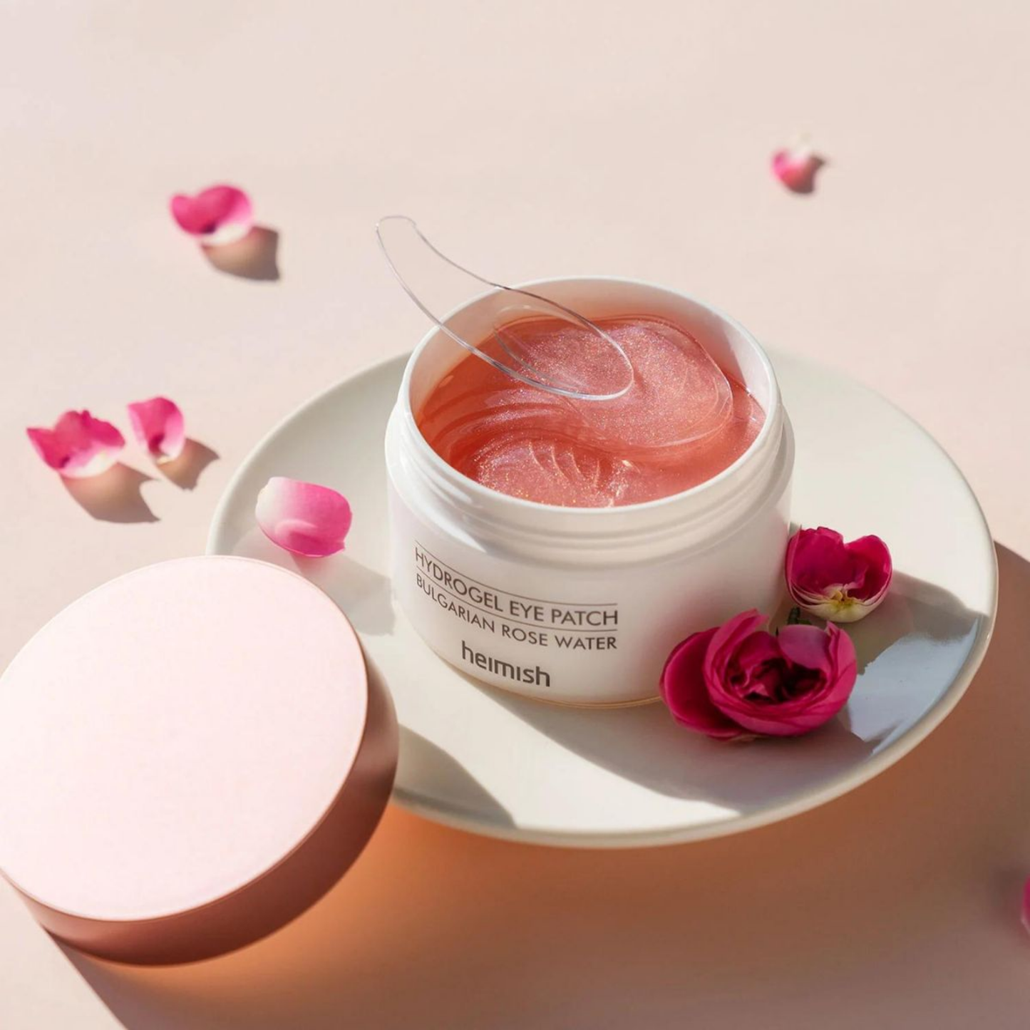 Patch hydrogel pour le contour des yeux à l'eau de rose bulgare