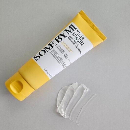 Gel-crème hydratant éclaircissant à la niacine Yuja