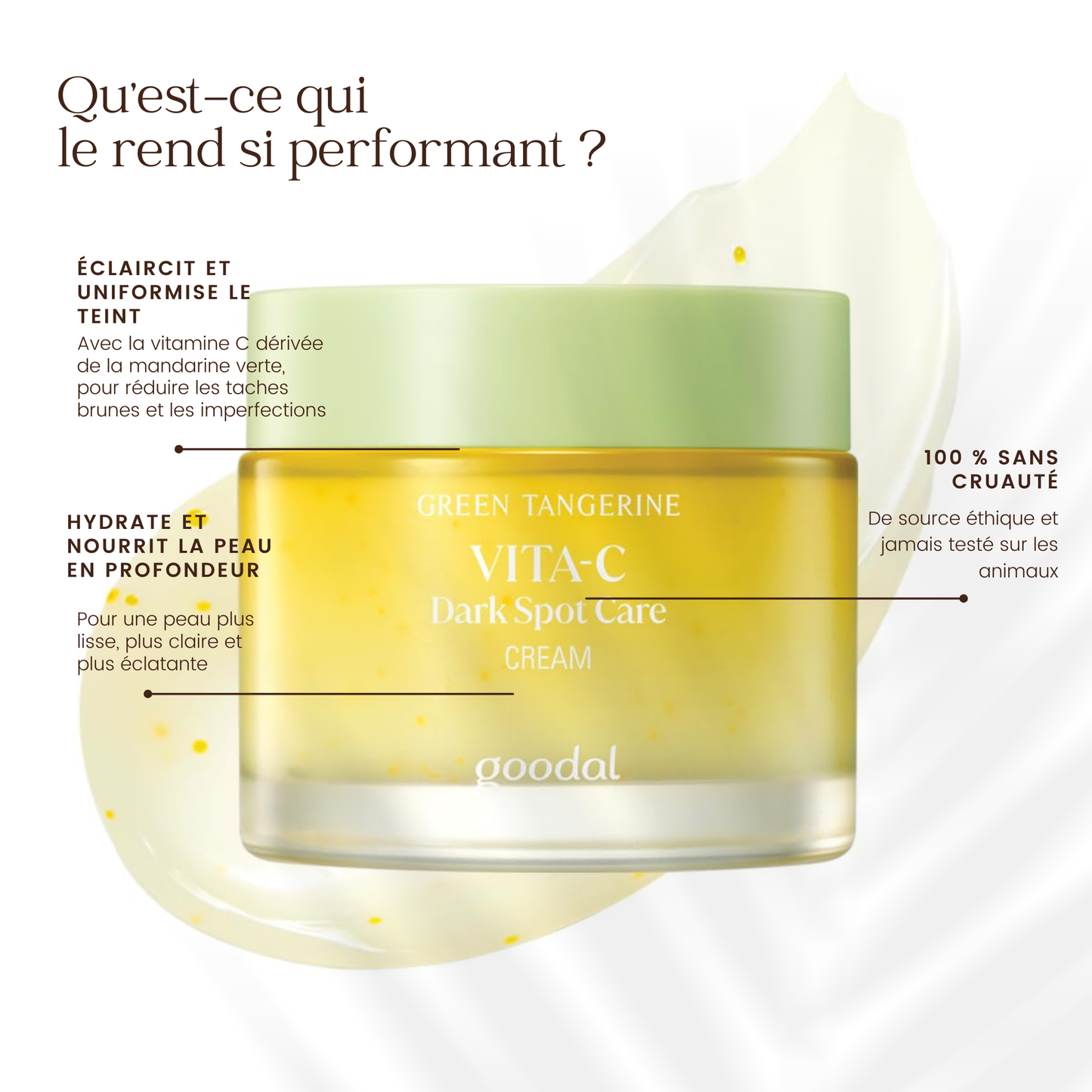 Crème de soin anti-taches Green Tangerine Vita C