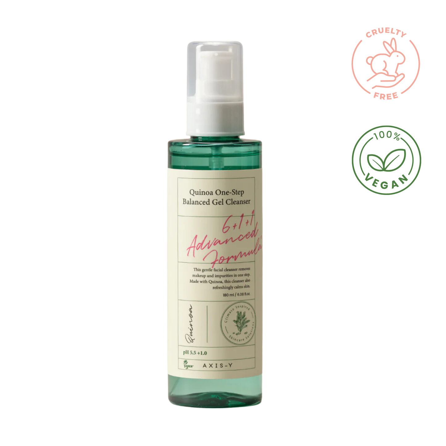 Gel nettoyant équilibré en une étape au quinoa