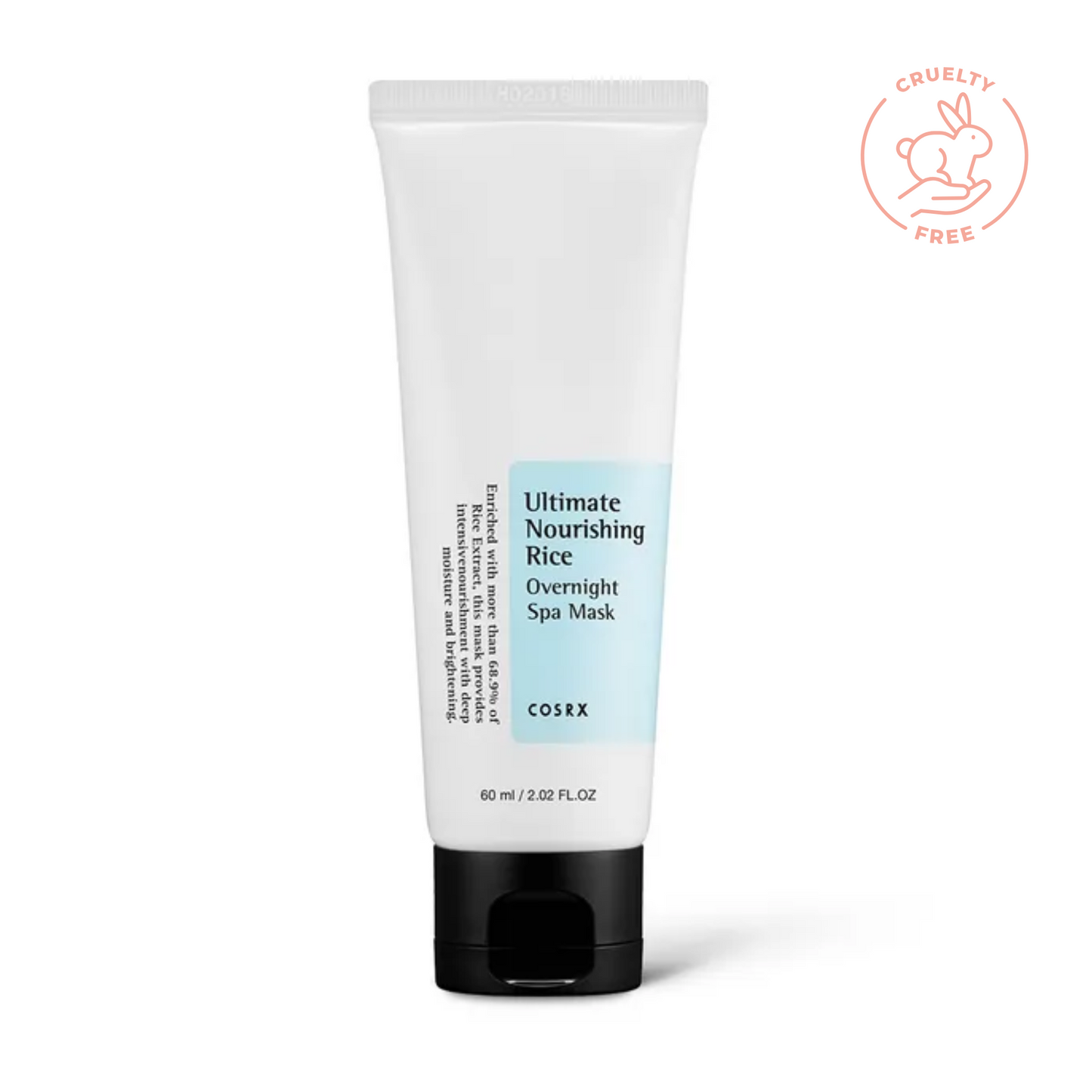 Masque de nuit à l'extrait de riz et de niacinamide