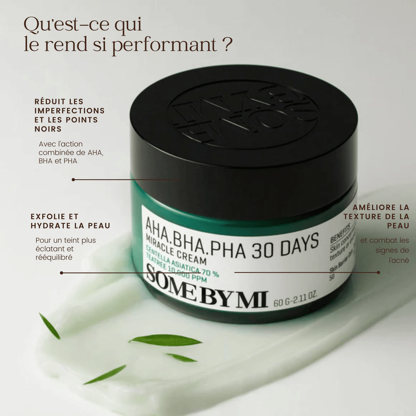 AHA, BHA, PHA Crème Miracle 30 Jours de la marque SOME BY MI