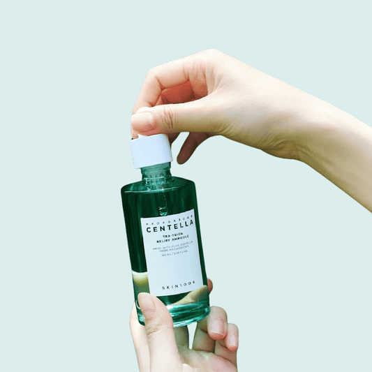 Ampoule au Tea - trica et au Centella de Madagascar de la marque SKIN1004