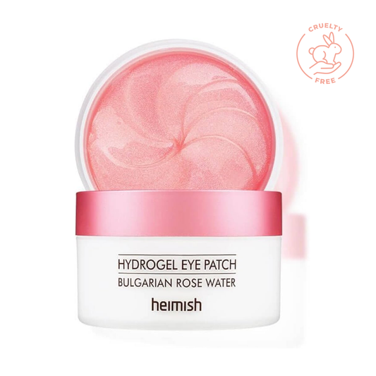 Patch hydrogel pour le contour des yeux à l'eau de rose bulgare