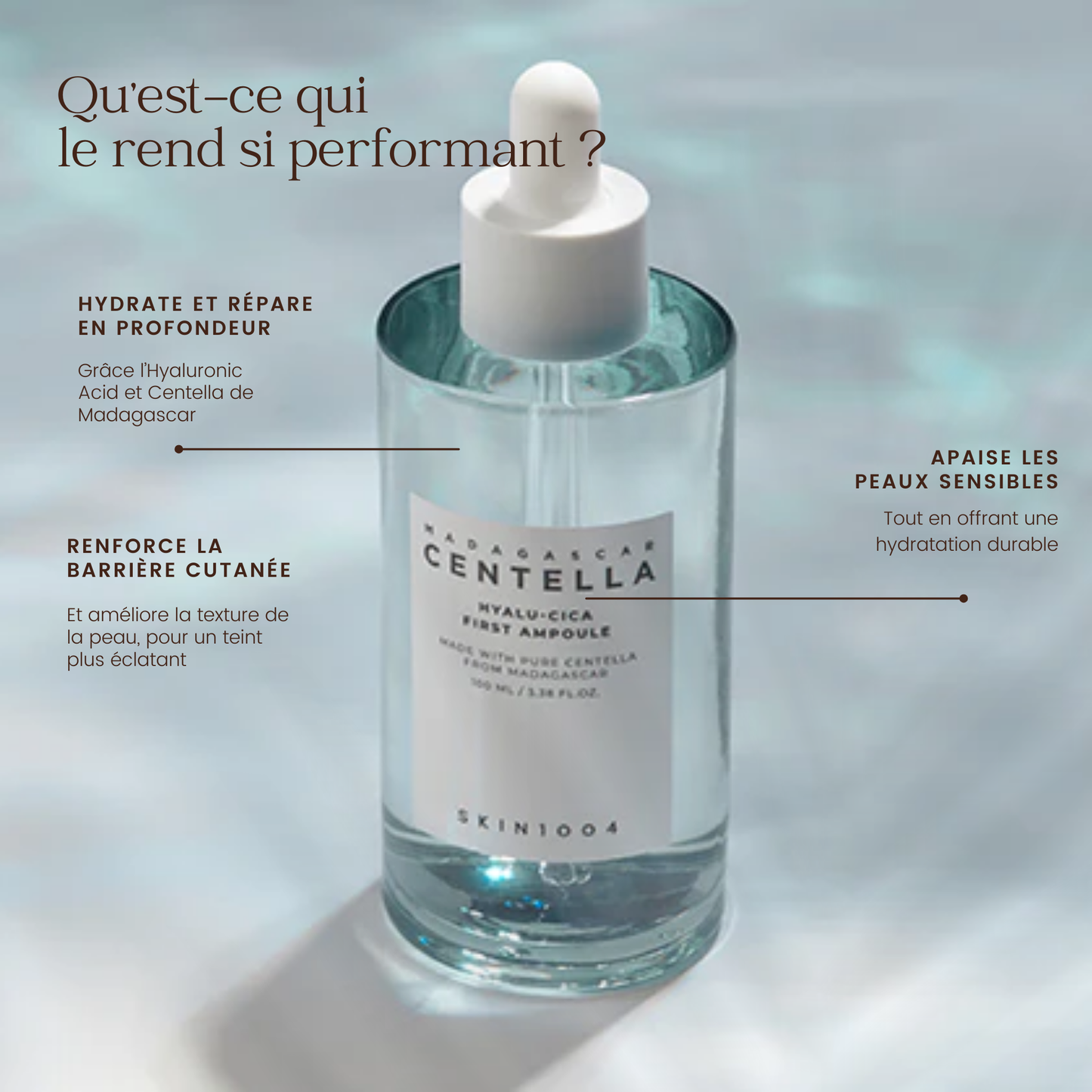 Kit ampoules Centella de Madagascar de la marque SKIN1004