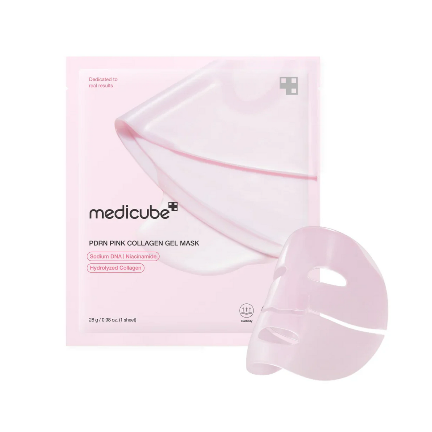 Masque gel au collagène rose