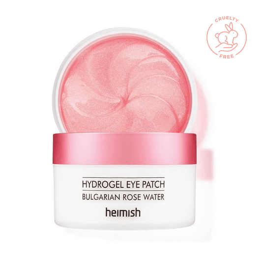 Patch hydrogel pour le contour des yeux à l'eau de rose bulgare de la marque heimish