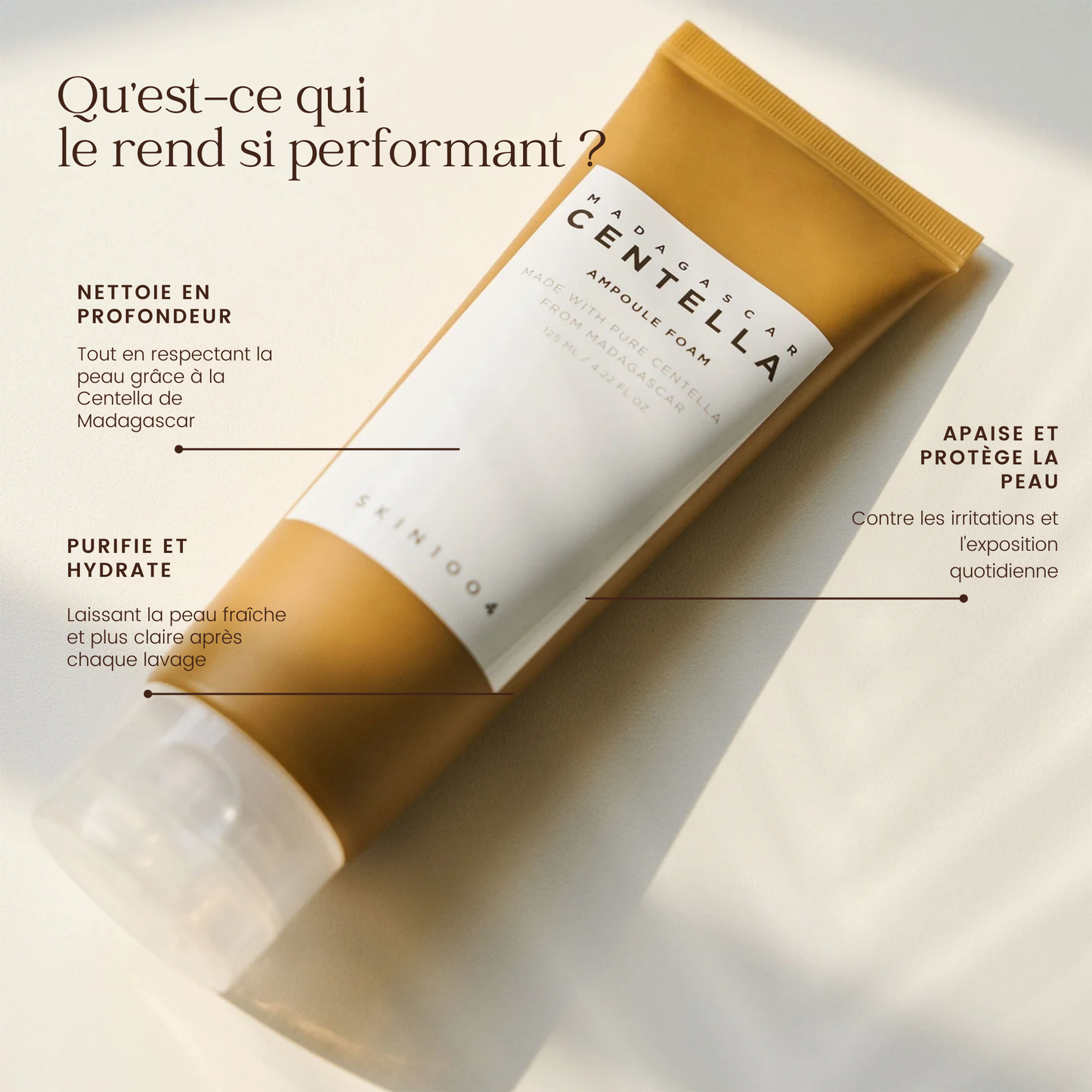 Mousse Ampoule Centella de Madagascar