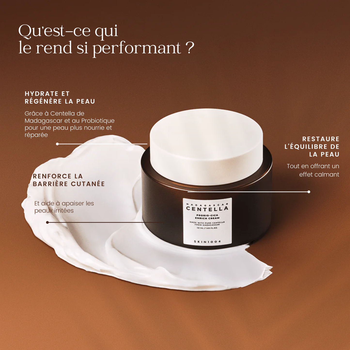 Crème Enrichissante Probio-Cica Centella de Madagascar