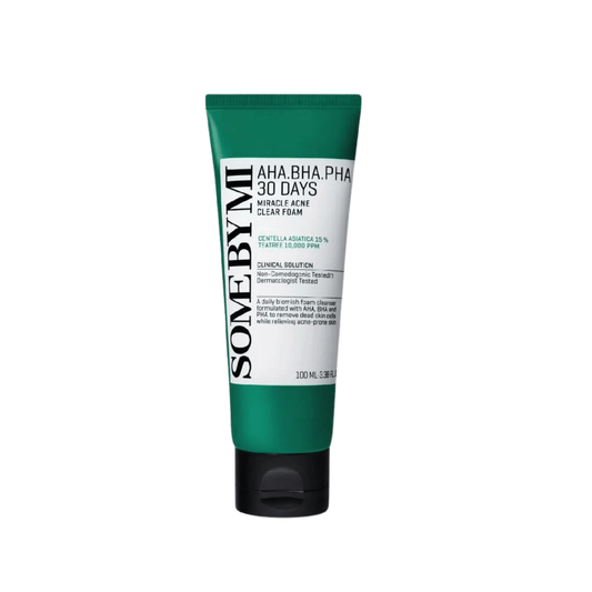 AHA, BHA, PHA Mousse transparente miracle contre l'acné 30 jours de la marque SOME BY MI