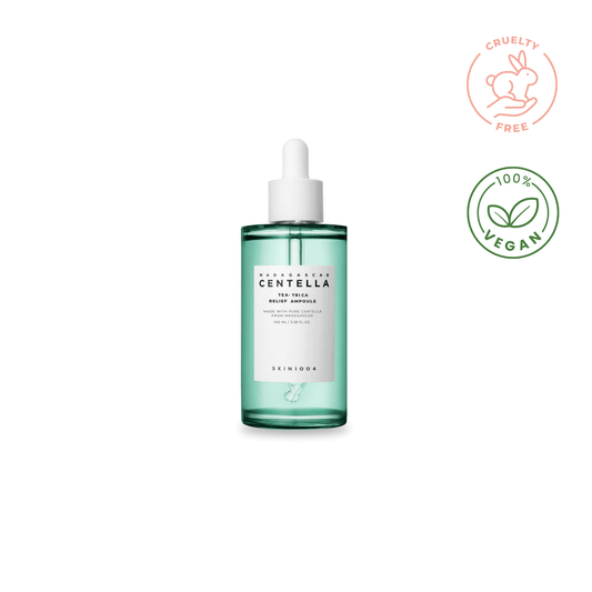 Ampoule au Tea - trica et au Centella de Madagascar de la marque SKIN1004