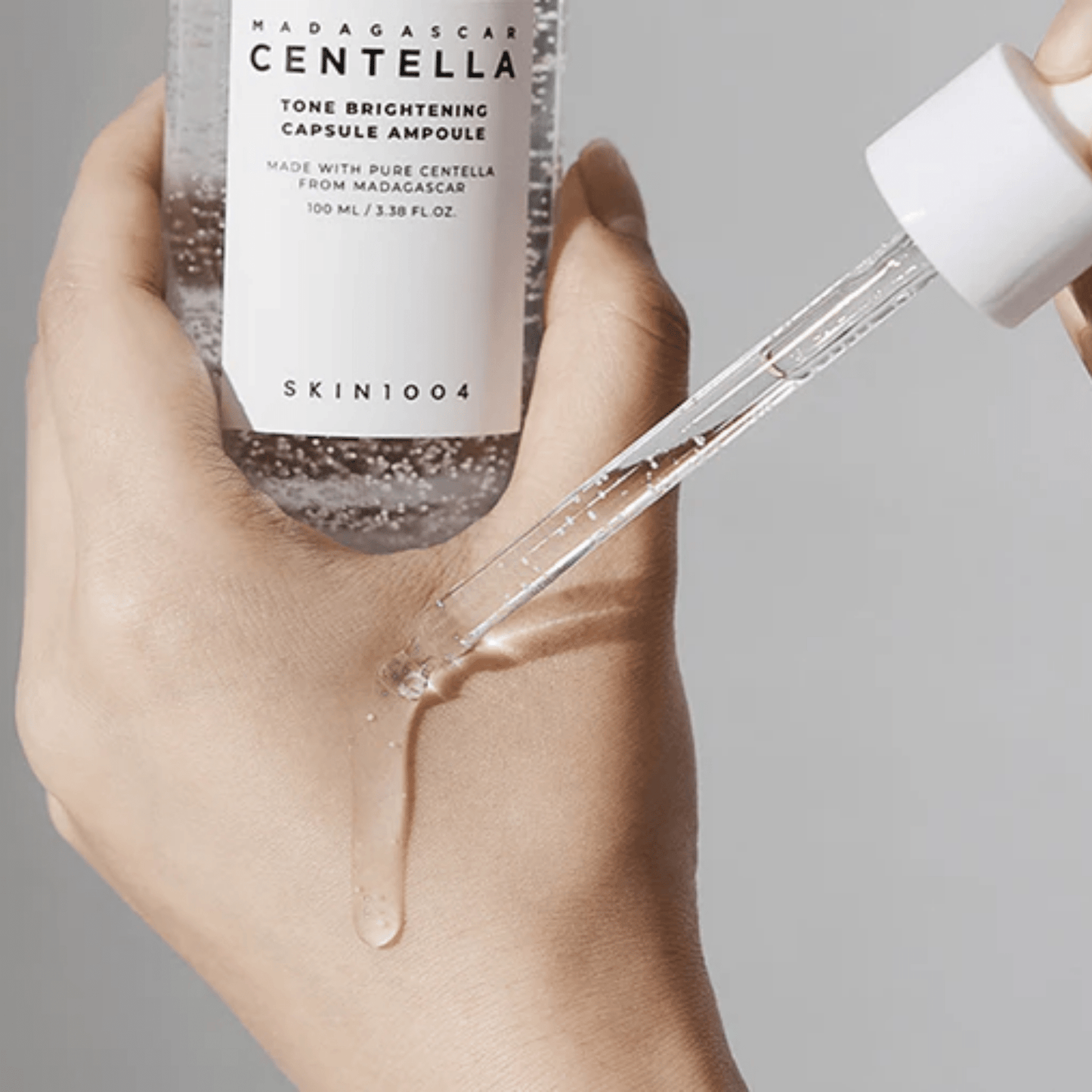 Ampoule éclaircissante à la Centella de Madagascar de la marque SKIN1004