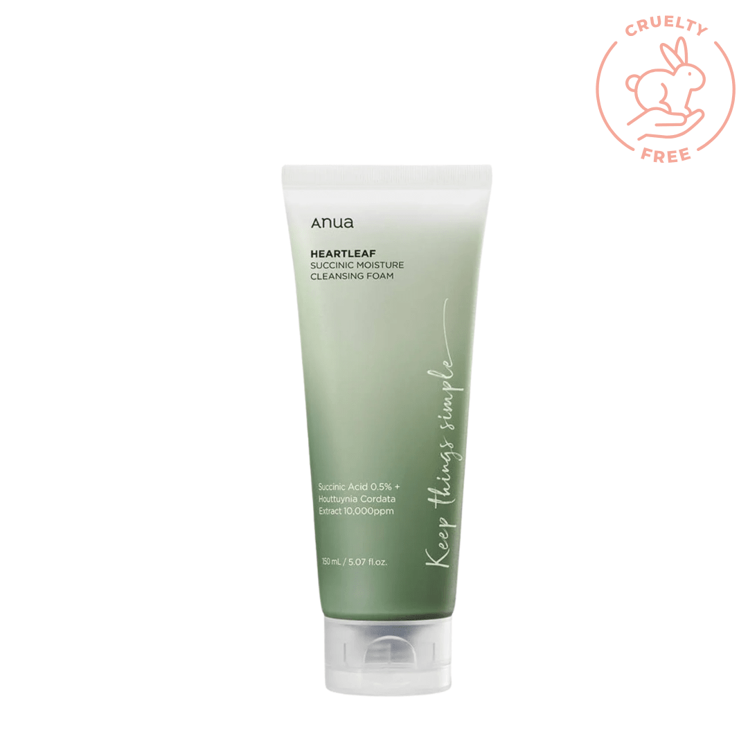 Anua - Mousse nettoyante Heartleaf à l'acide succinique – Pureté & équilibre de la marque Anua