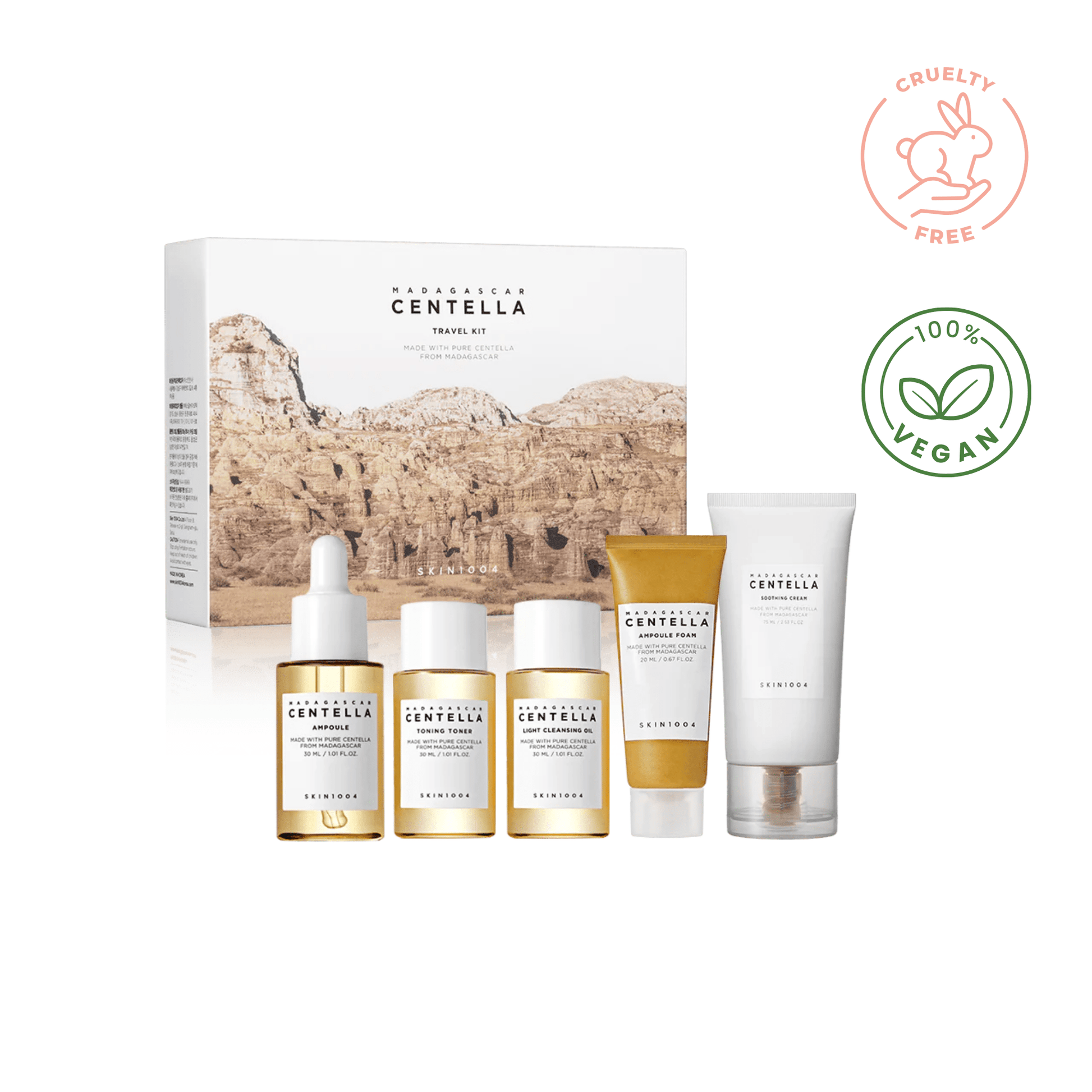 Coffret Centella de Madagascar de la marque SKIN1004
