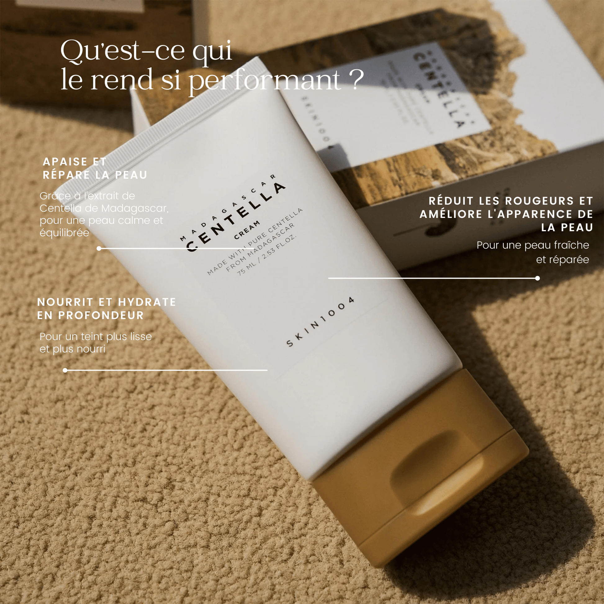 Crème apaisante à la Centella de Madagascar de la marque SKIN1004