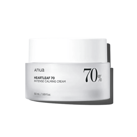 Crème hydratante apaisante intense Heartleaf 70 de la marque Anua