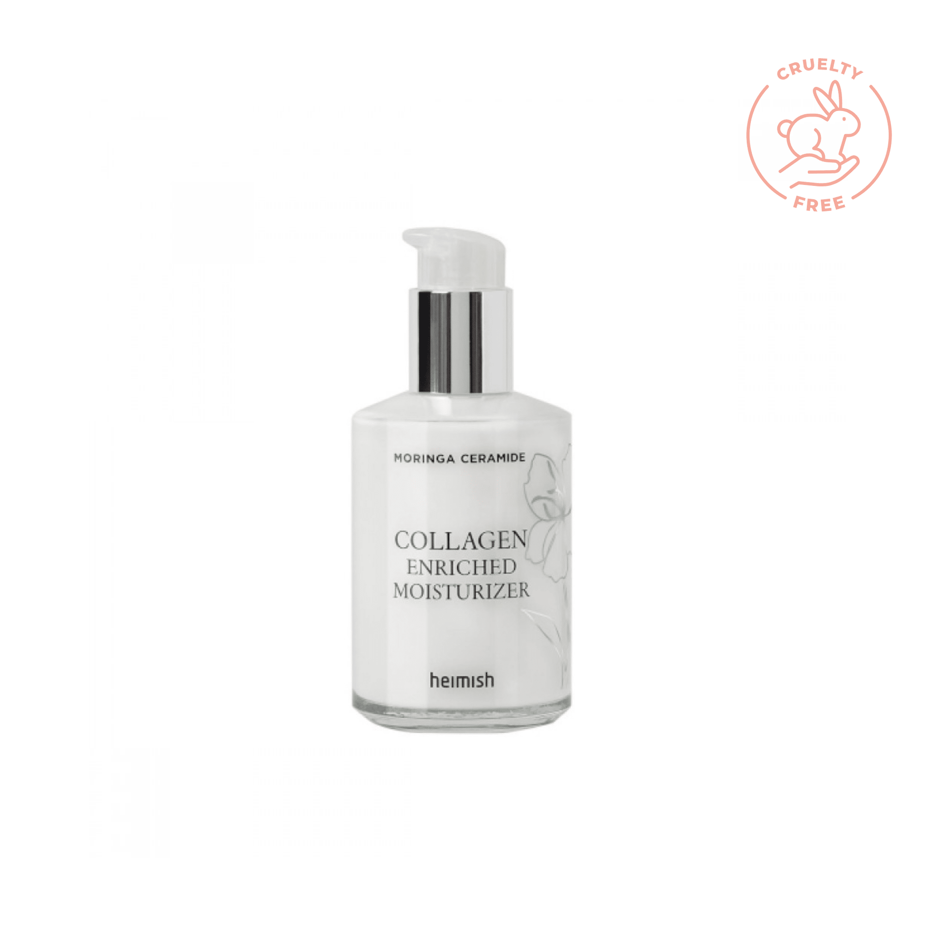 Crème hydratante enrichie en collagène et céramides de moringa de la marque heimish