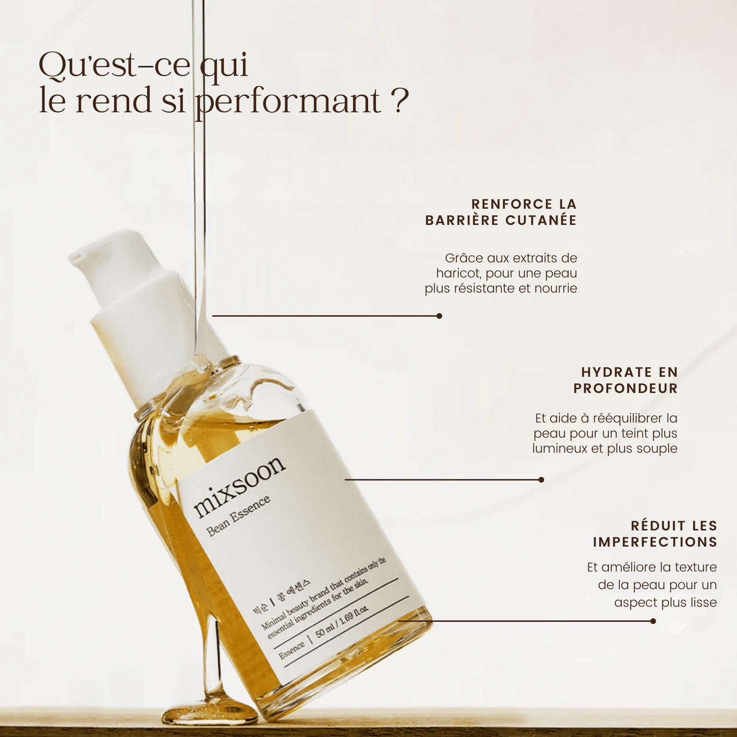 Essence aux haricots de la marque Mixsoon
