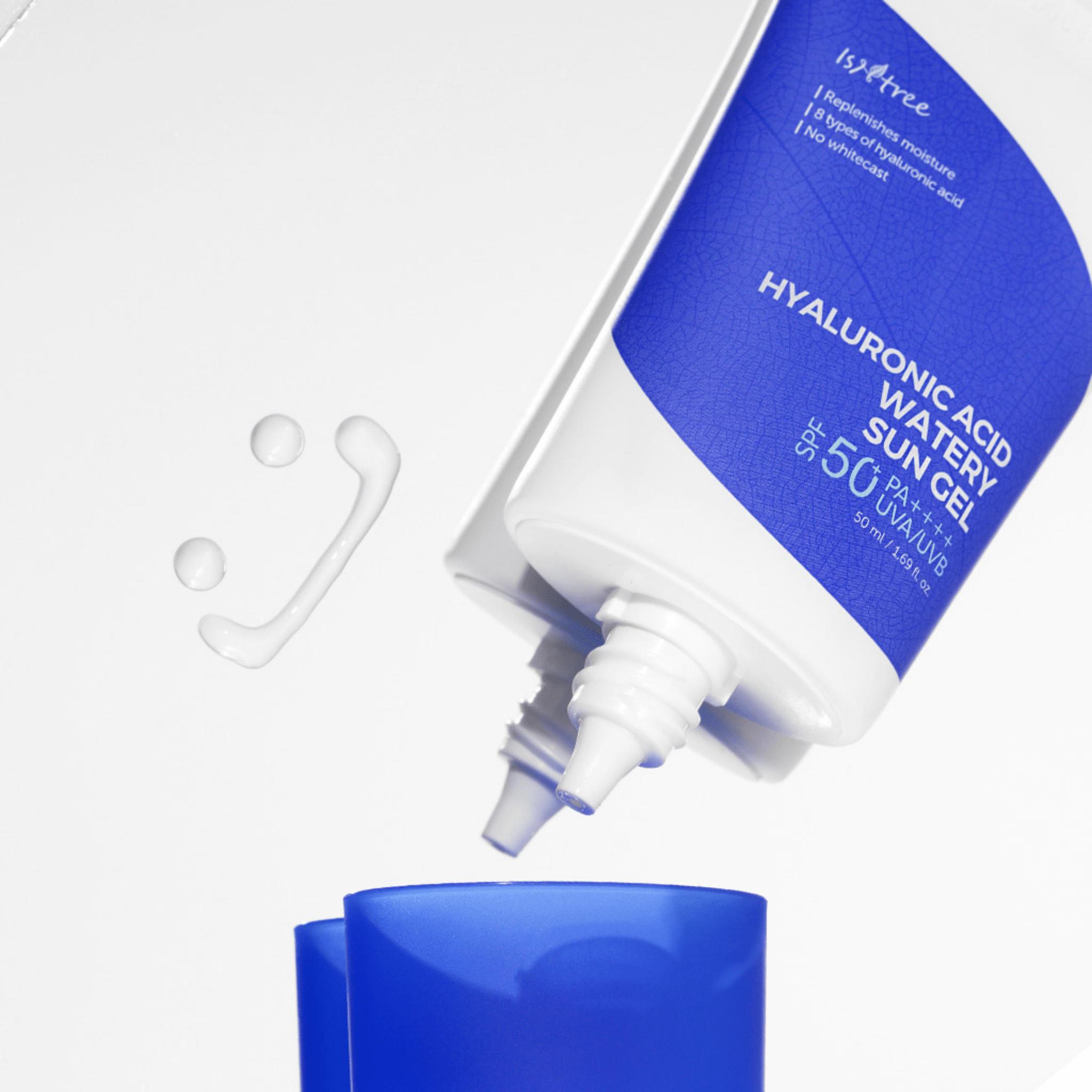 Isntree - Gel solaire à l'acide hyaluronique SPF50+ PA++++ – Protection & fini invisible de la marque Isntree