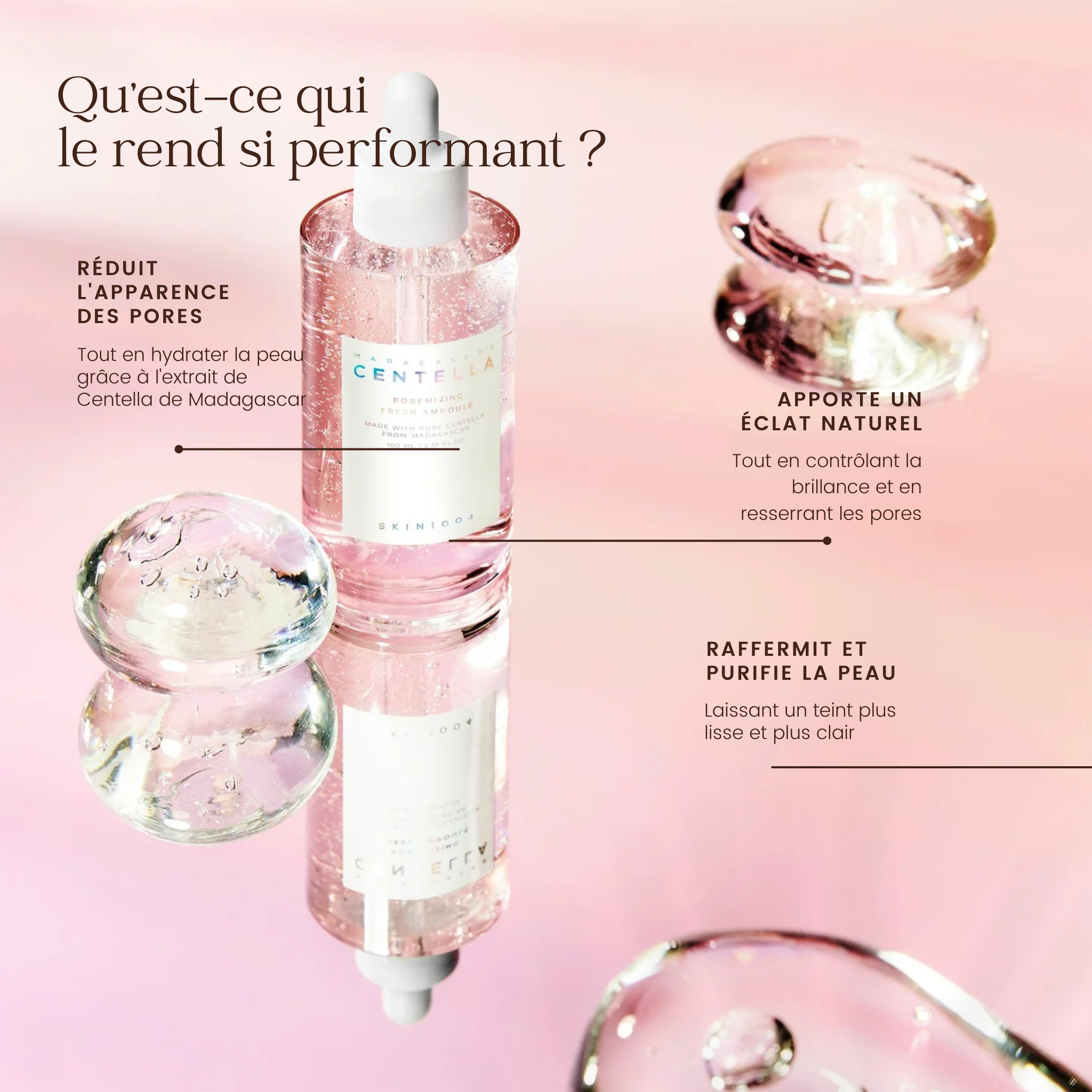 Kit ampoules Centella de Madagascar de la marque SKIN1004