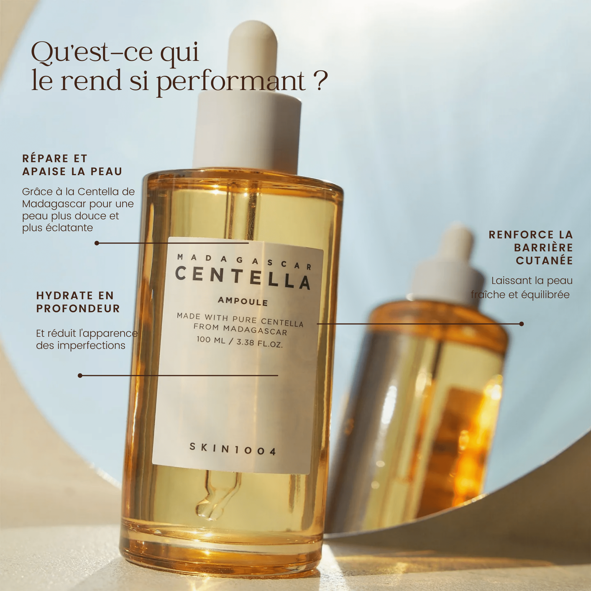 Kit ampoules Centella de Madagascar de la marque SKIN1004