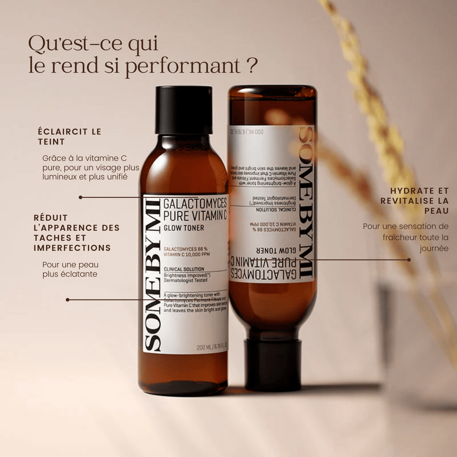 Lotion tonique éclat à la vitamine C pure de la marque SOME BY MI