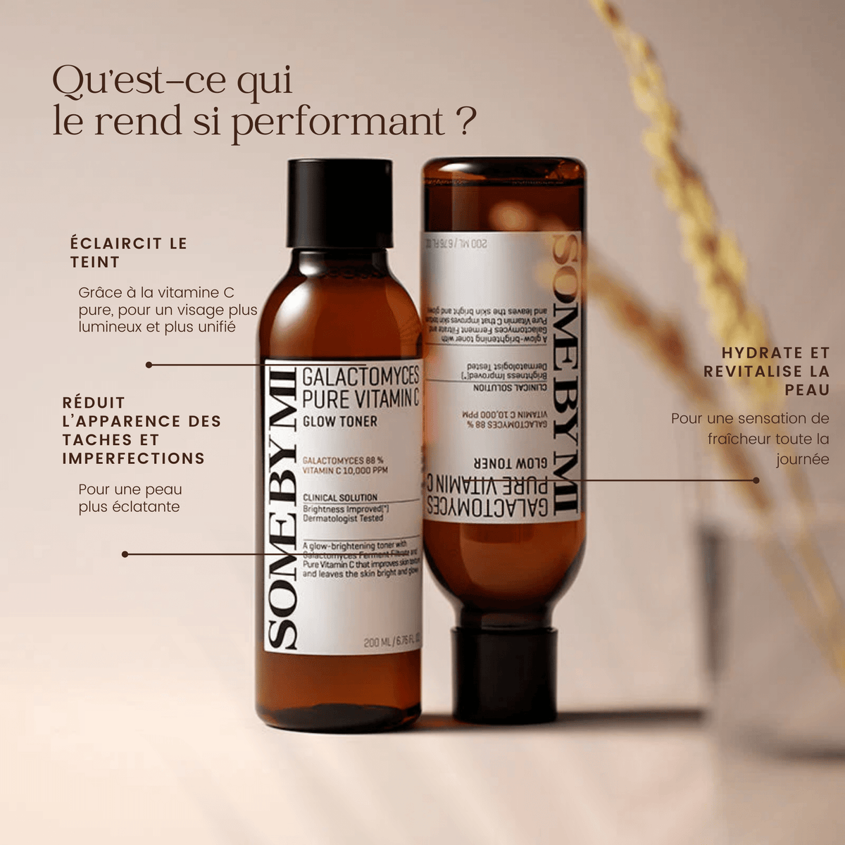 Lotion tonique éclat à la vitamine C pure de la marque SOME BY MI