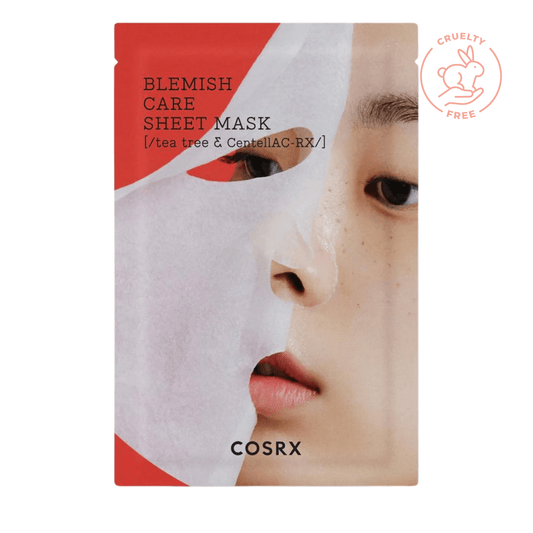 Masque en tissu anti - imperfections de la collection AC de la marque COSRX