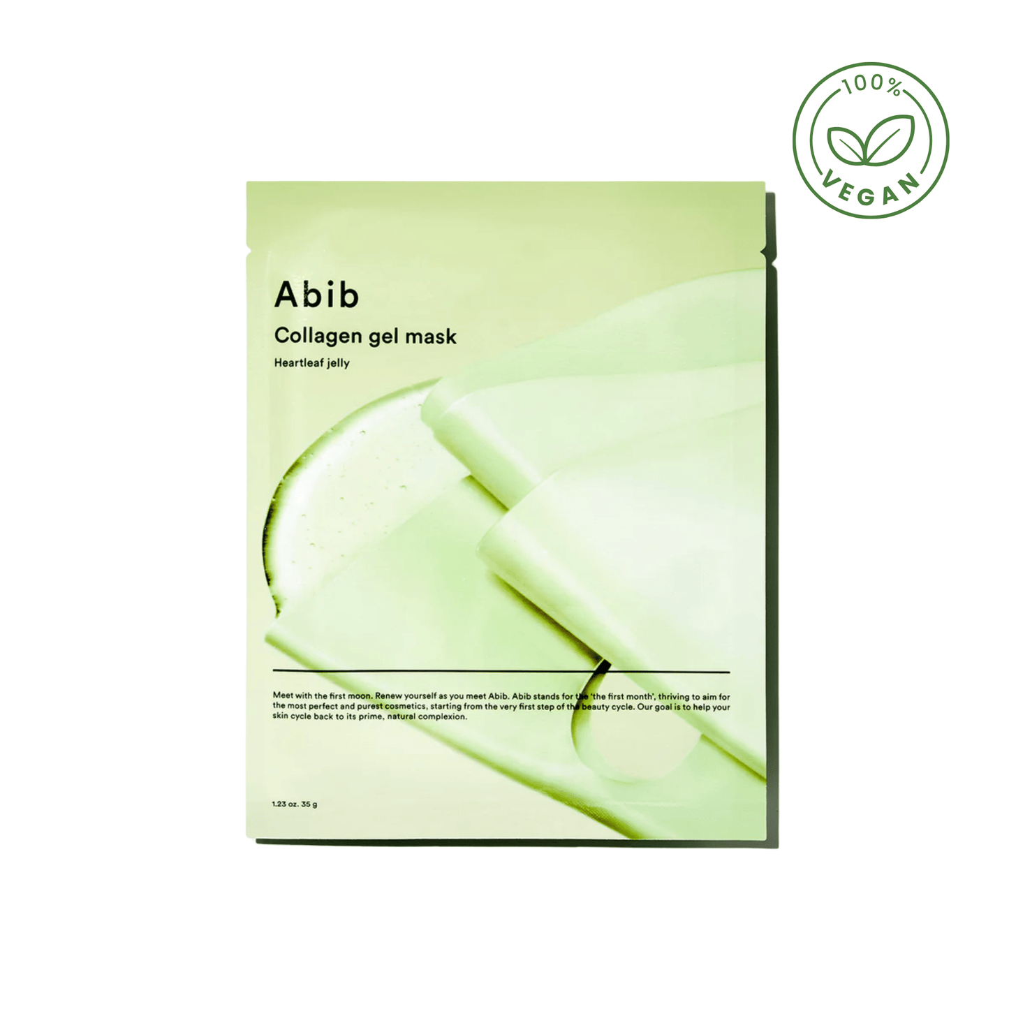 Masque gel au collagène Gelée Heratleaf de la marque Abib