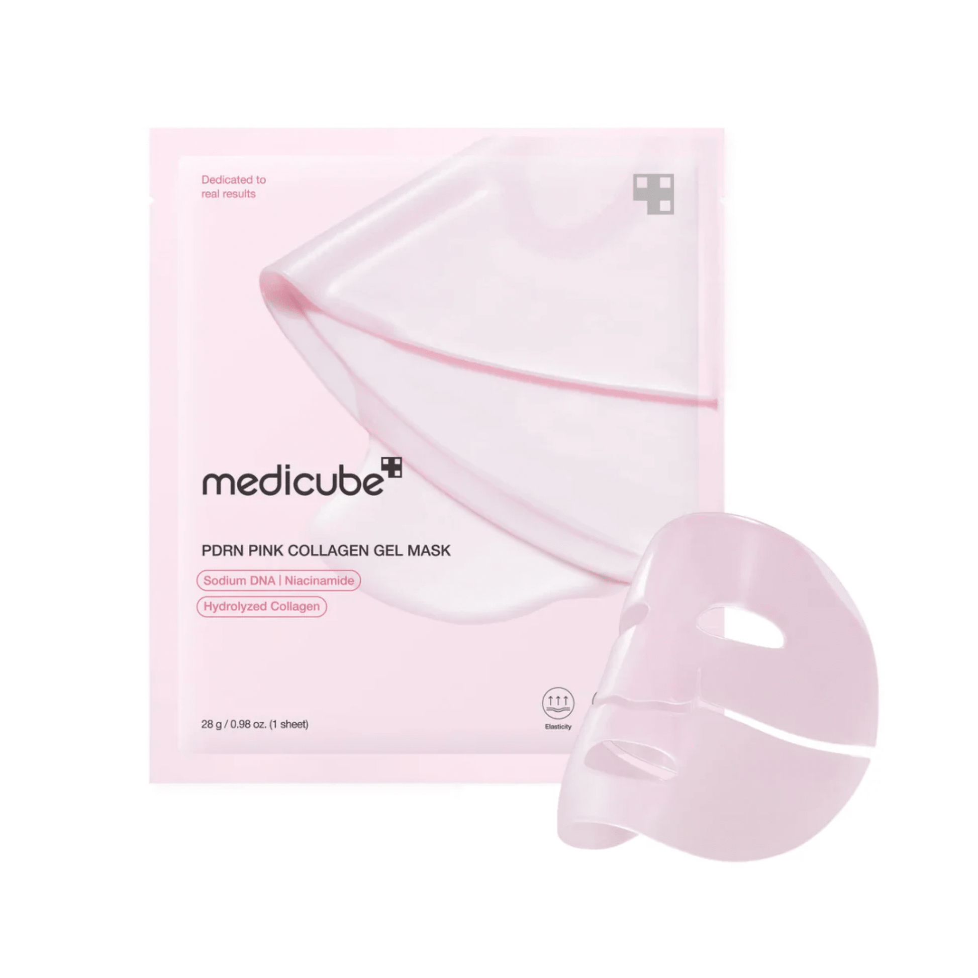 Masque gel au collagène rose de la marque medicube
