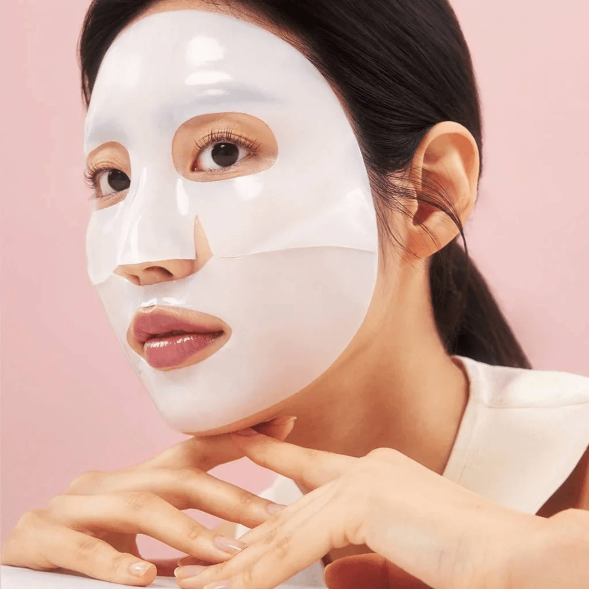 Masque gel au collagène rose de la marque medicube