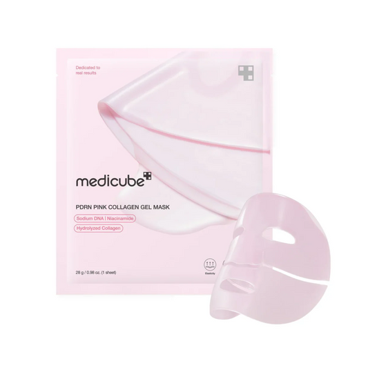 Masque gel au collagène rose