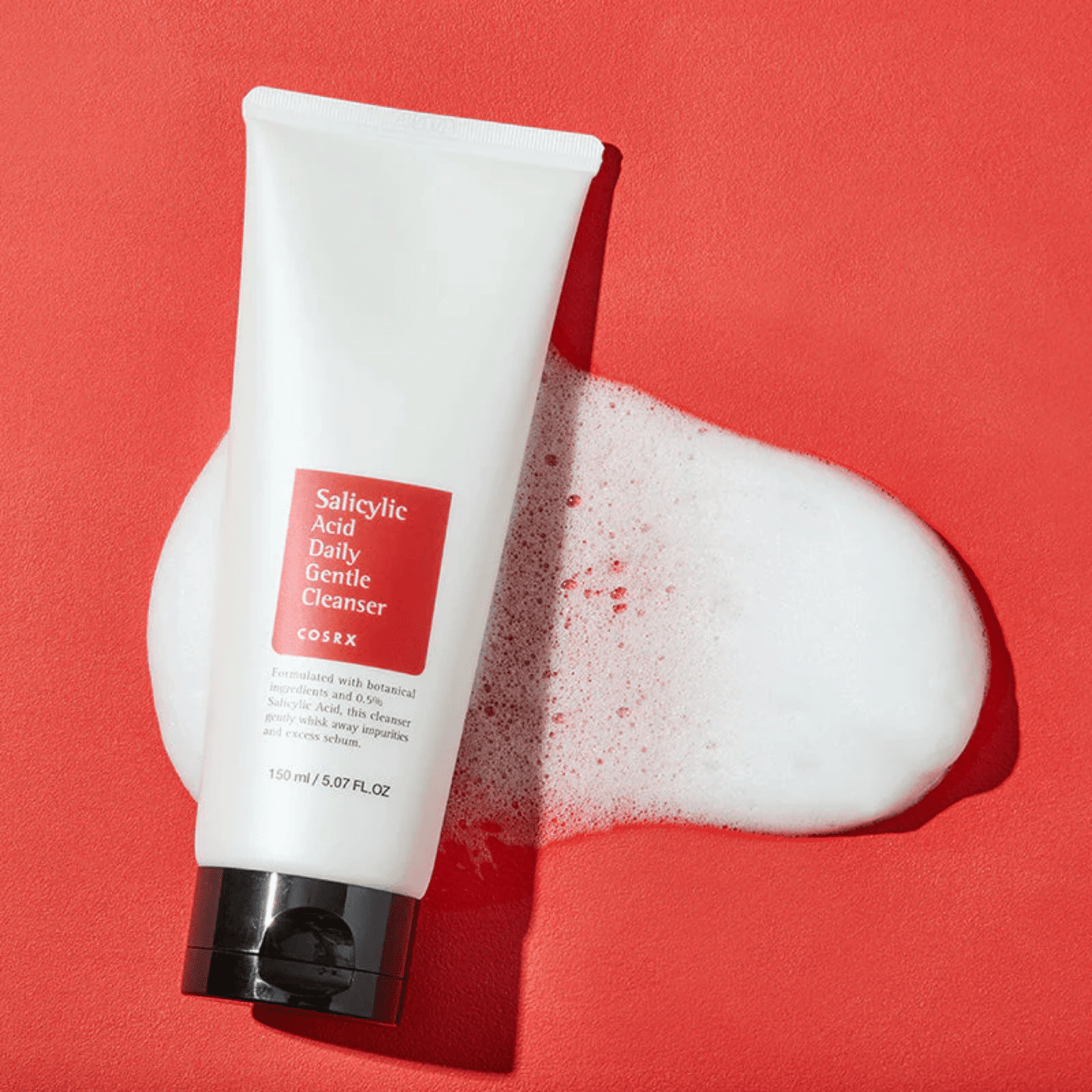 Mousse nettoyante visage à l'acide salicylique de la marque COSRX