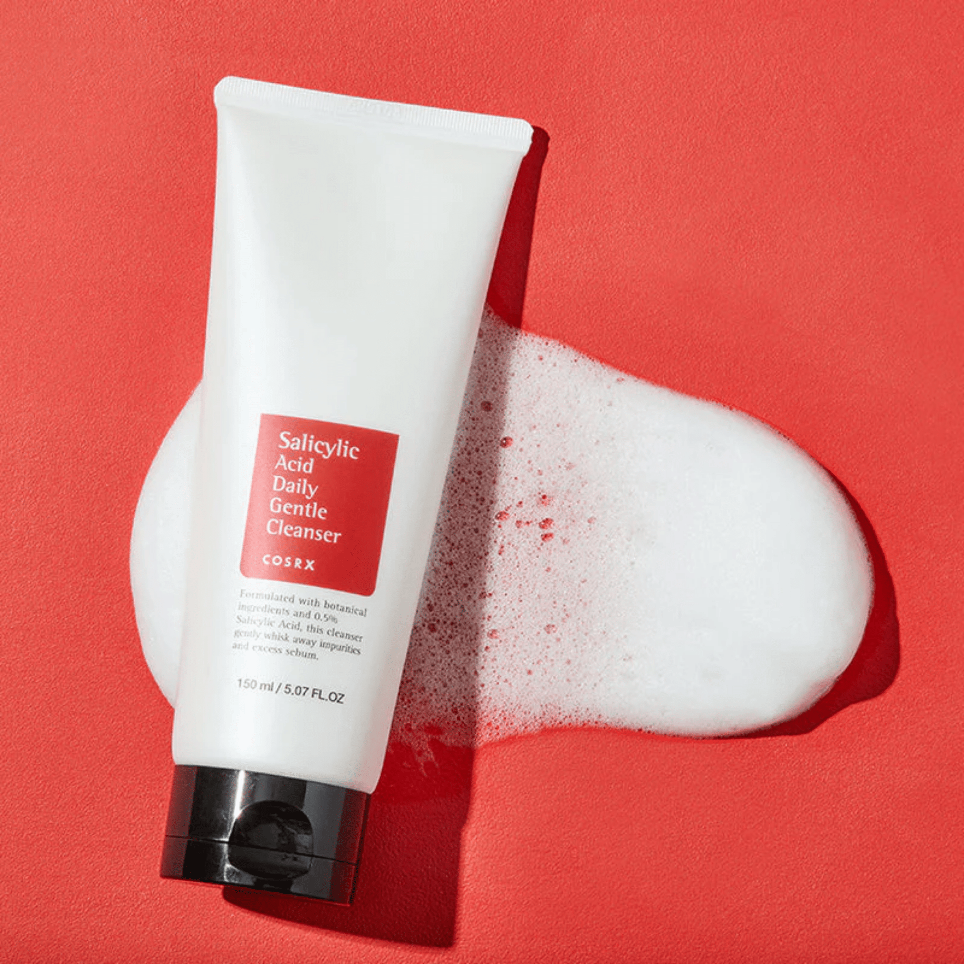 Mousse nettoyante visage à l'acide salicylique de la marque COSRX