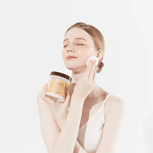 Pads apaisants à la carotte et au carotène de la marque SKINFOOD