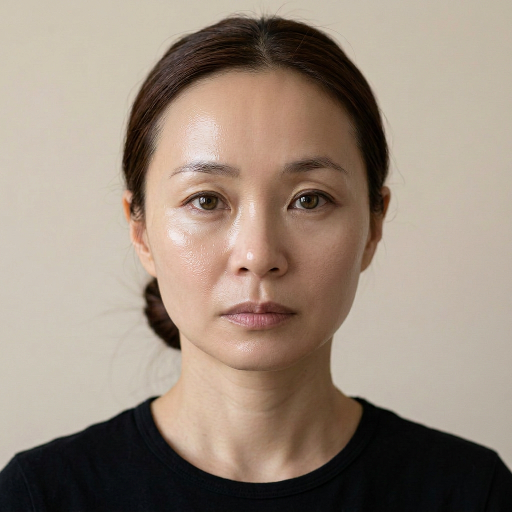 visage femme 40 ans peau rebondi et lumineuse
