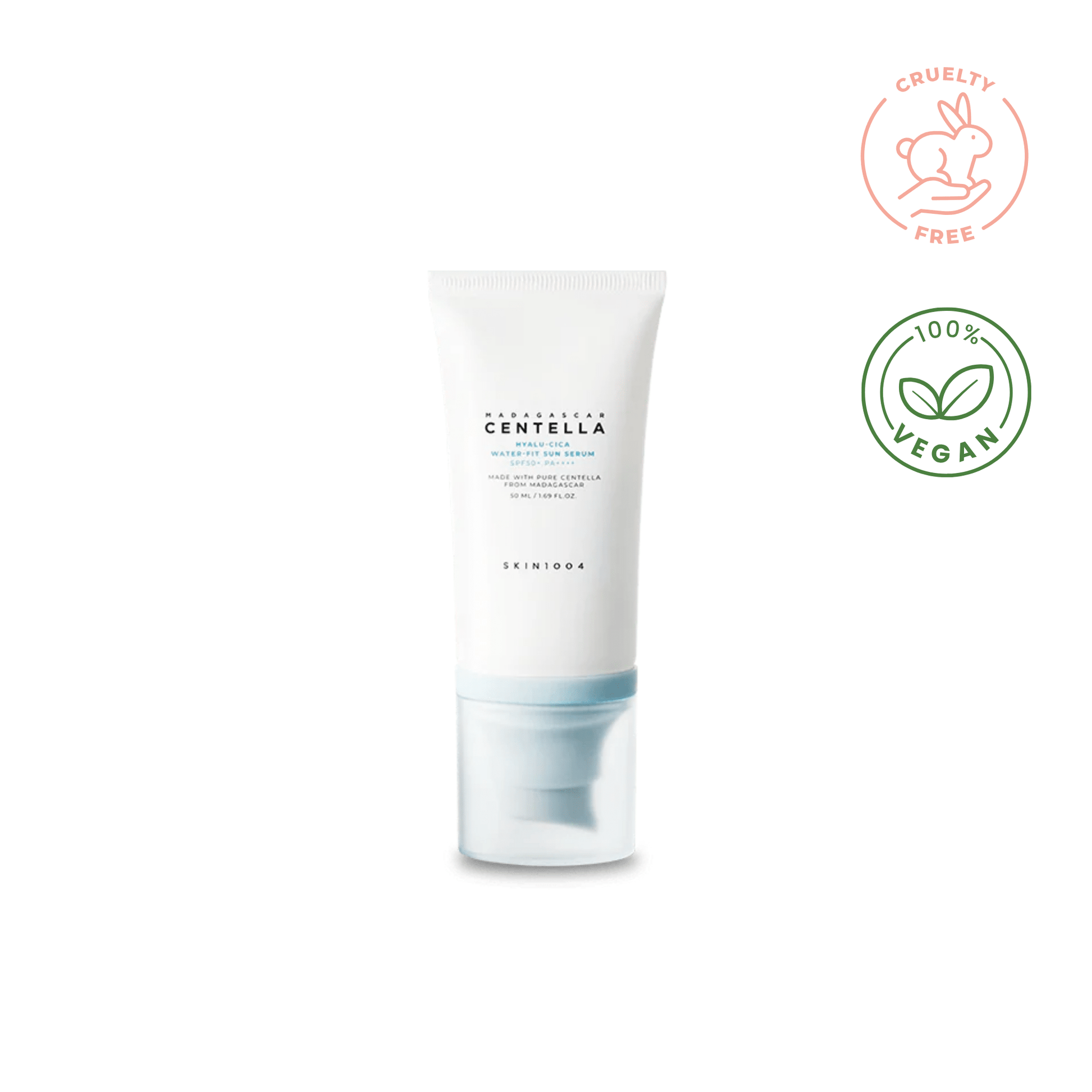 Sérum Solaire Water - Fit Madagascar Centella Hyalu - Cica SPF50+ PA++++ de la marque SKIN1004