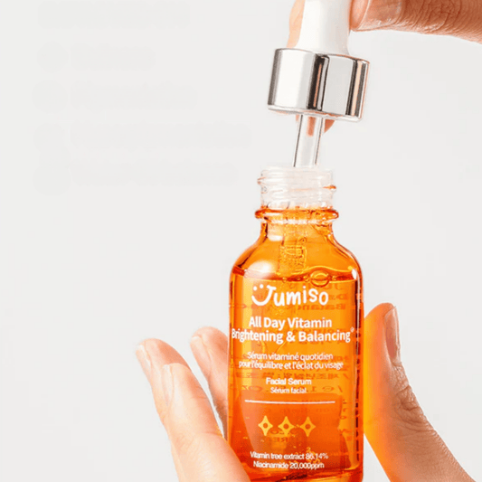 Sérum visage vitaminé éclaircissant et équilibrant de la marque JUMISO