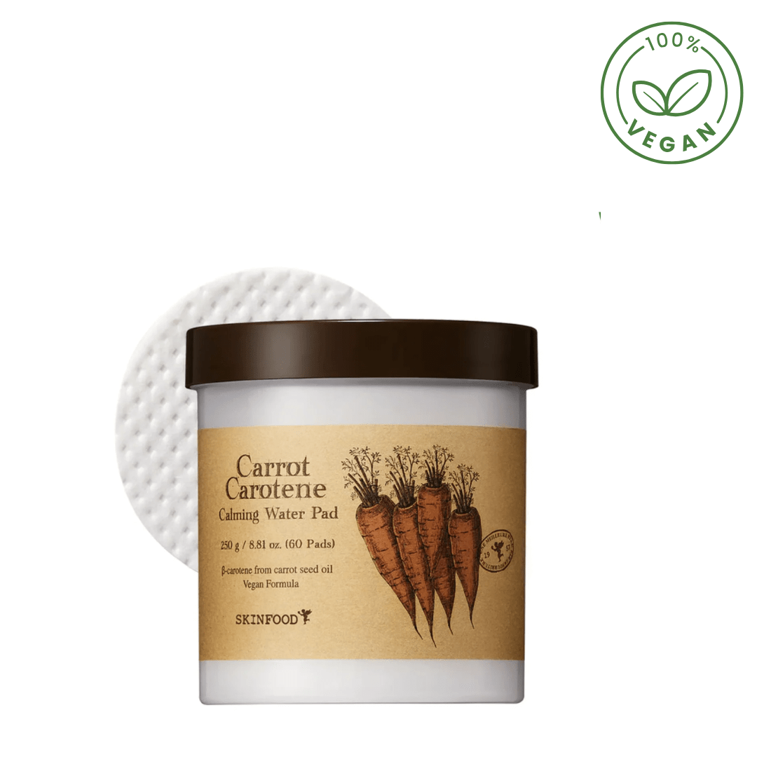 SKINFOOD - Pads apaisants à la carotte & β - carotène – Calmer & renforcer de la marque SKINFOOD