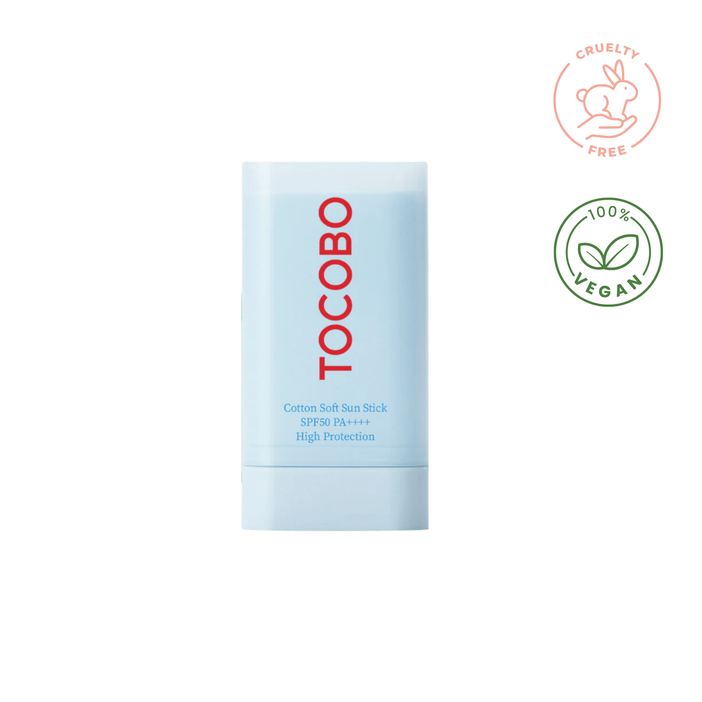 Stick solaire doux en coton de la marque TOCOBO