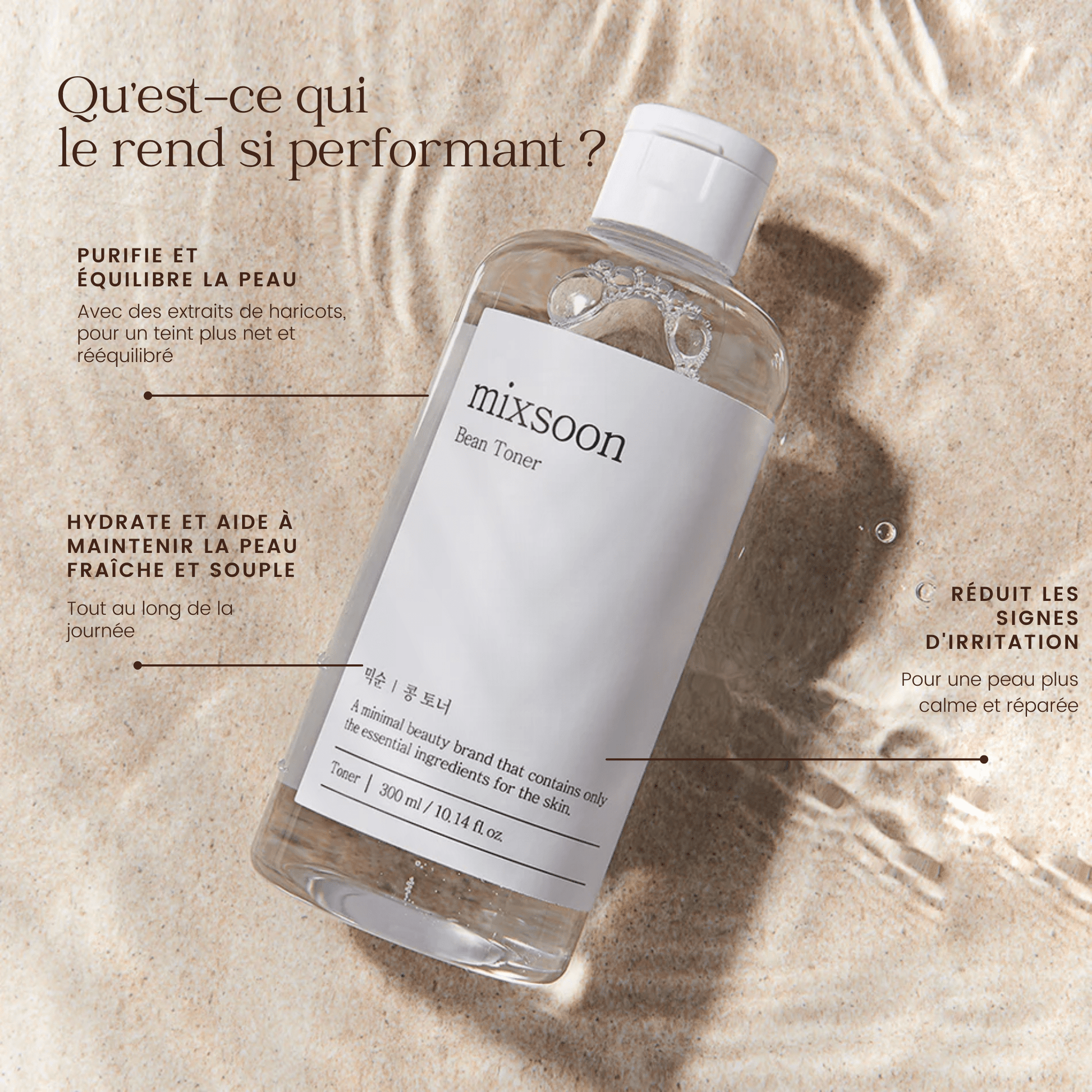 Tonique aux haricots de la marque Mixsoon