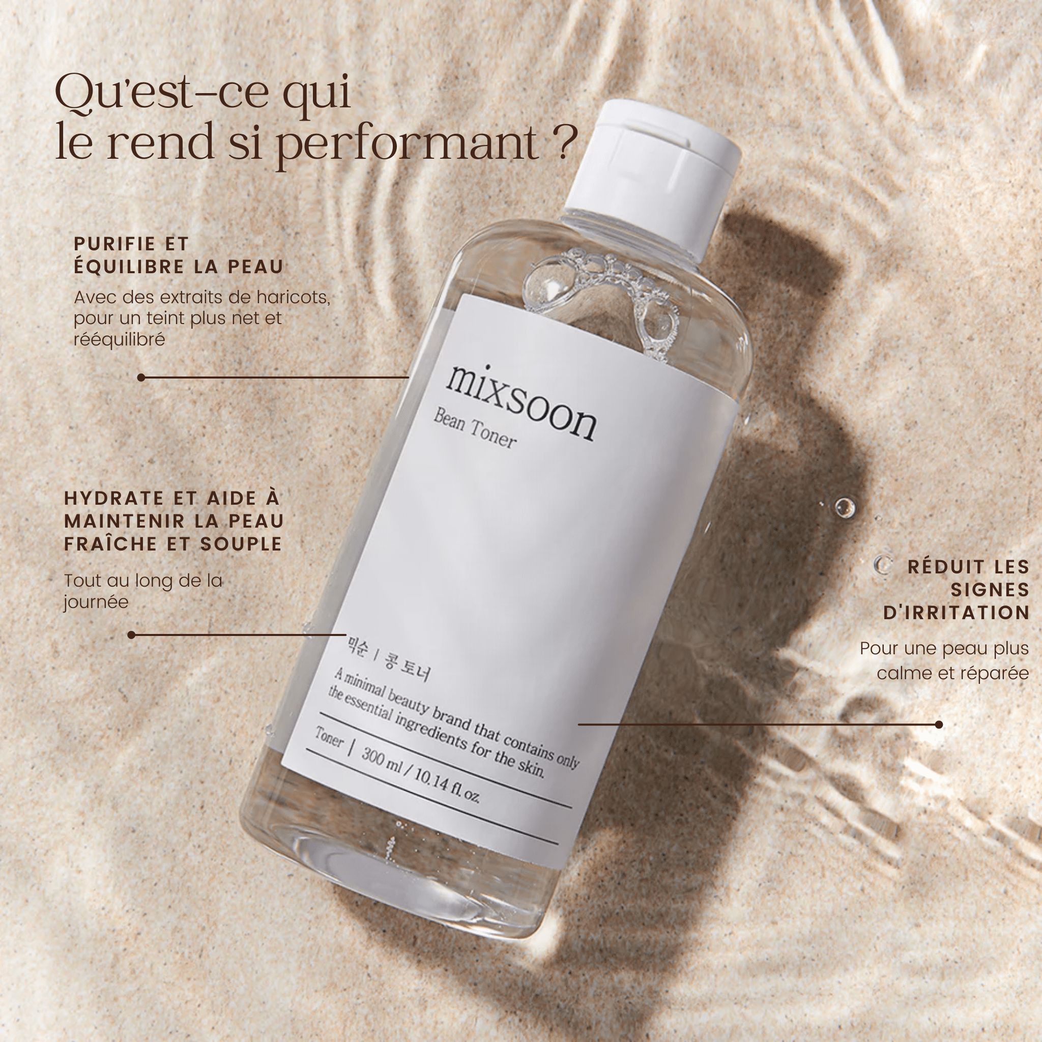 Tonique aux haricots de la marque Mixsoon